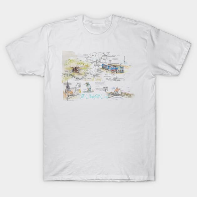 The Chesterfield Canal T-Shirt by jellygnomes